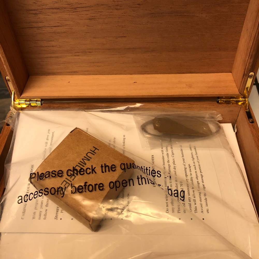 Humidor For Cigars Never Used/Sealed